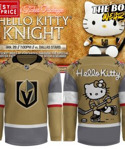 Vegas Golden Knights x Hello Kitty Special Edition Hockey Jersey