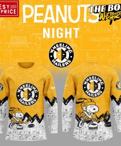 Wheeling Nailers Peanuts Night Special Edition Hockey Jersey