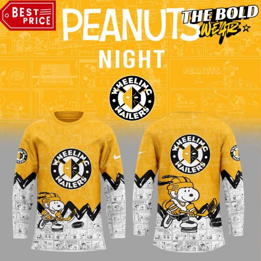 Wheeling Nailers Peanuts Night Special Edition Hockey Jersey