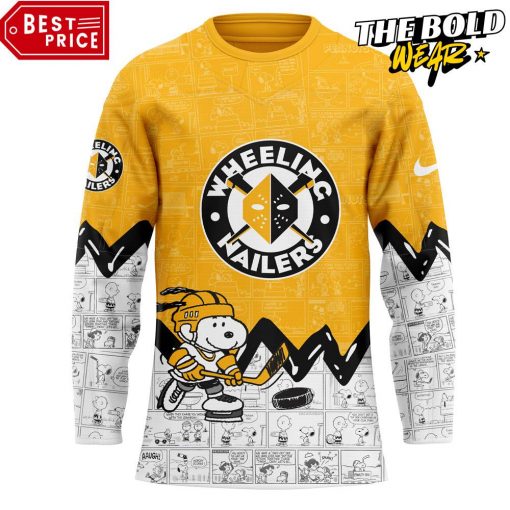 Wheeling Nailers Peanuts Night Special Edition Hockey Jersey