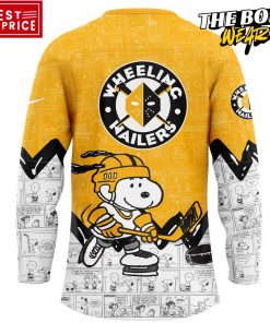 Wheeling Nailers Peanuts Night Special Edition Hockey Jersey