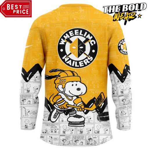 Wheeling Nailers Peanuts Night Special Edition Hockey Jersey