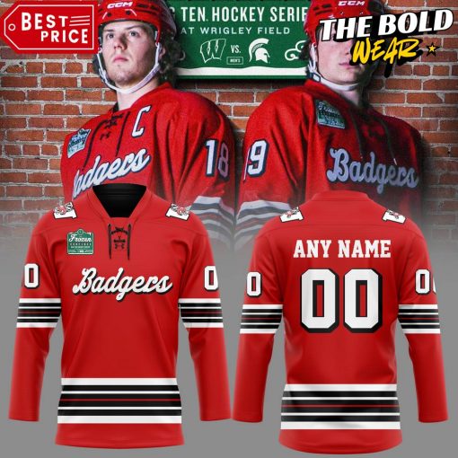 Wisconsin Badgers 2025 Frozen Confines Special Edition Hockey Jersey